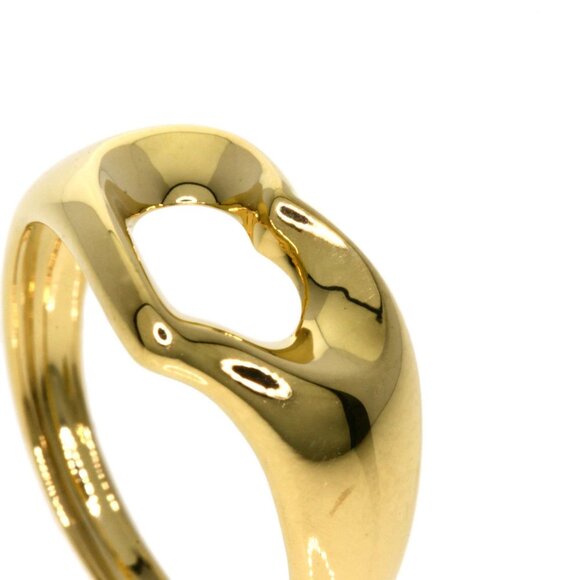 TIFFANY 18k Gold Heart Ring - Picture 8 of 9